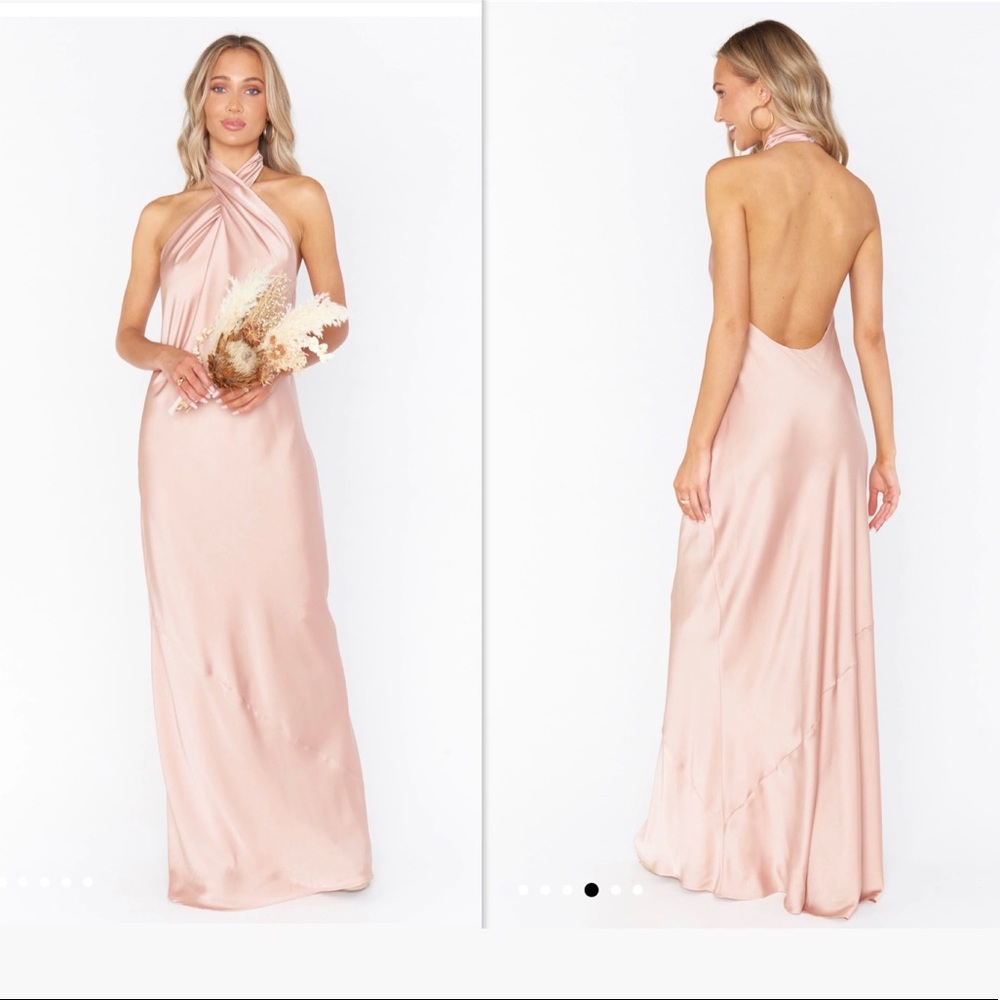 Jasmine Halter Maxi Dress showmeyourmumu